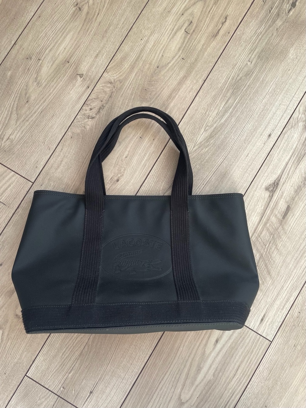 Lacoste Black Tote Bag - Classic Everyday Carry